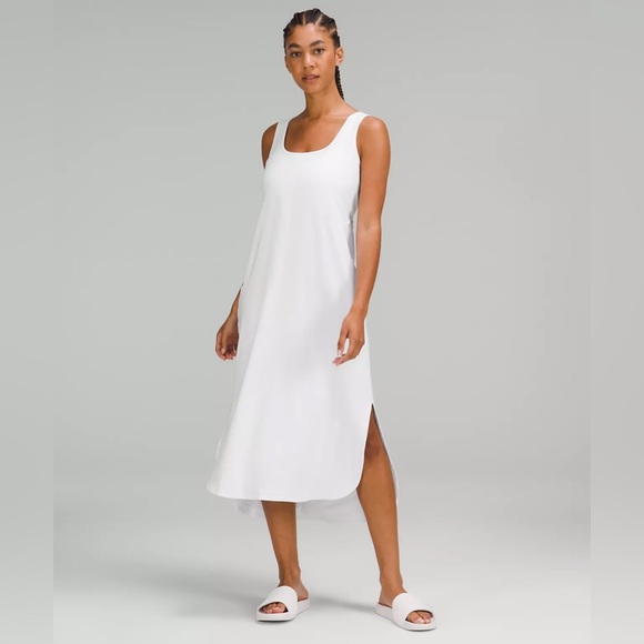 NEW Lululemon Pima Cotton Open-Back Midi Women’s Dress-size 4 - Picture 1 of 7